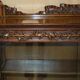 Gothic Revival library hand-carved by Pugin
