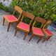 Ensemble de 4 chaises vintage