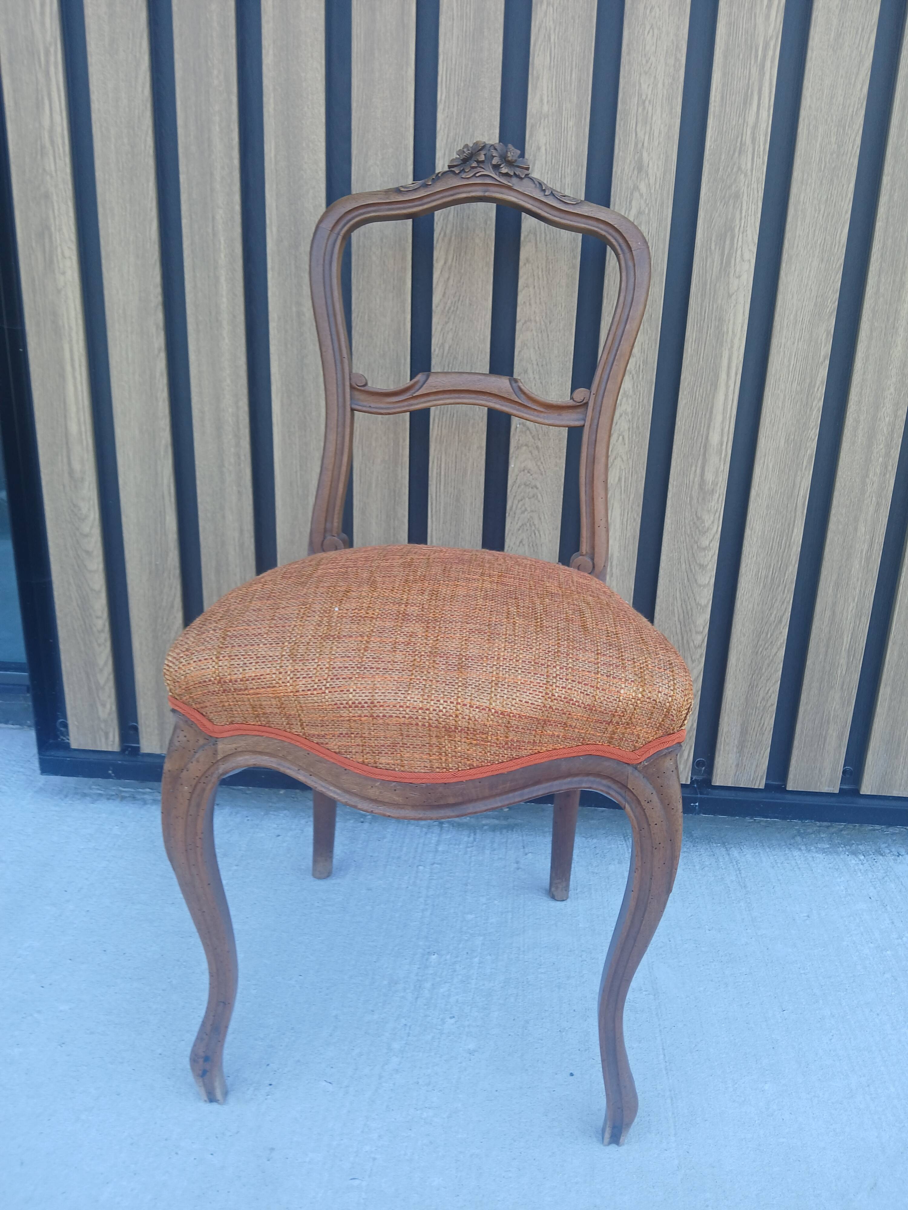 Louis philippe walnut chair