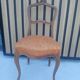 Chaise en noyer louis philippe