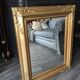Golden antique mirror