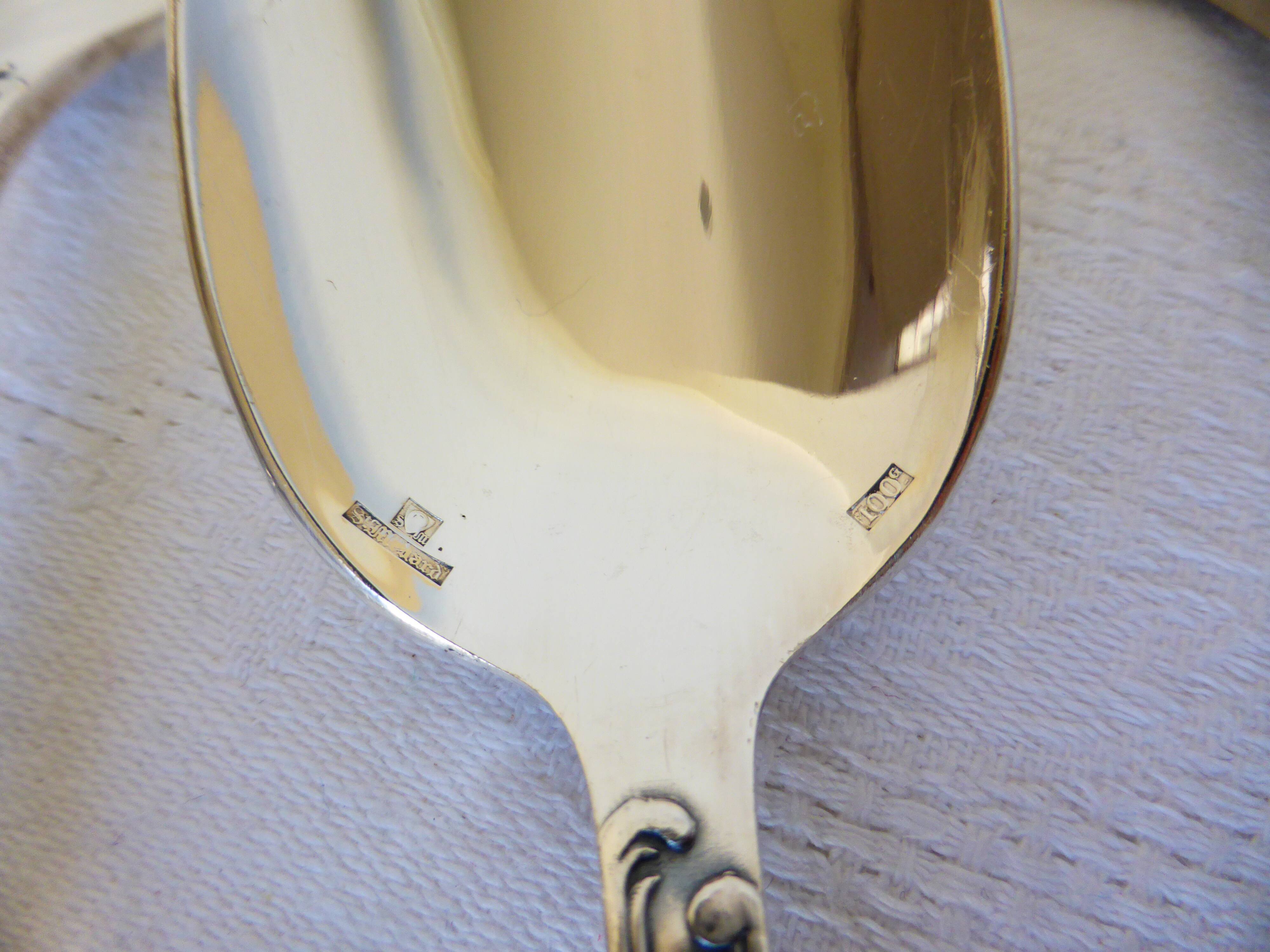 6 vintage silver metal tablespoons 2106267