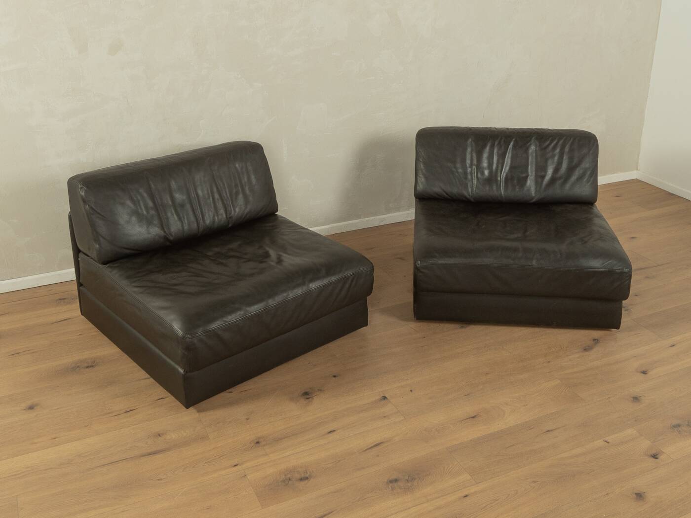 Ensemble de fauteuils DS-76, de Sede, années 1970, vintage