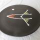 André Baud, Vallauris, large ceramic dish, glazed earthenware, 1950-1960
