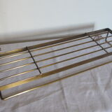 Brass metal shelf