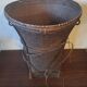 Antique Laos Khmu tribal hand woven carrying basket