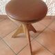 Vintage tripod foot piano stool 60s-70s
