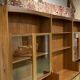 English library in 3 modules from the 1980s in teak