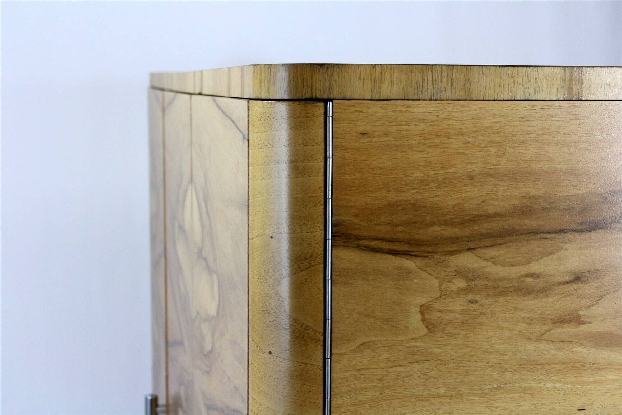 Restored Bauhaus Chromed Tubular Steel Wardrobe from Hynek Gottwald, 1930s