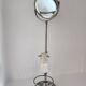 Freestanding shaving mirror with supports