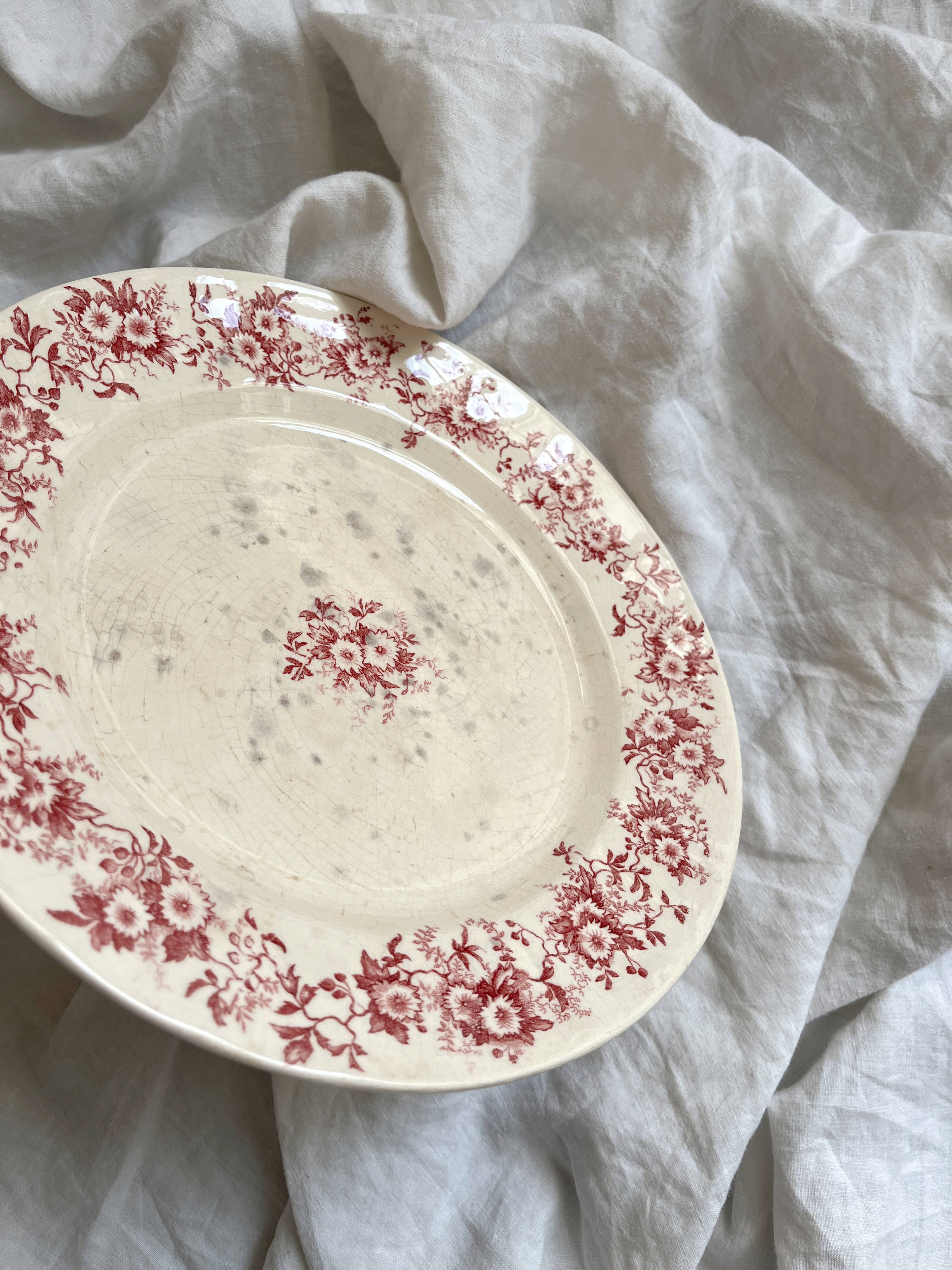 Low iron clay compote bowl "Aster" Longchamp