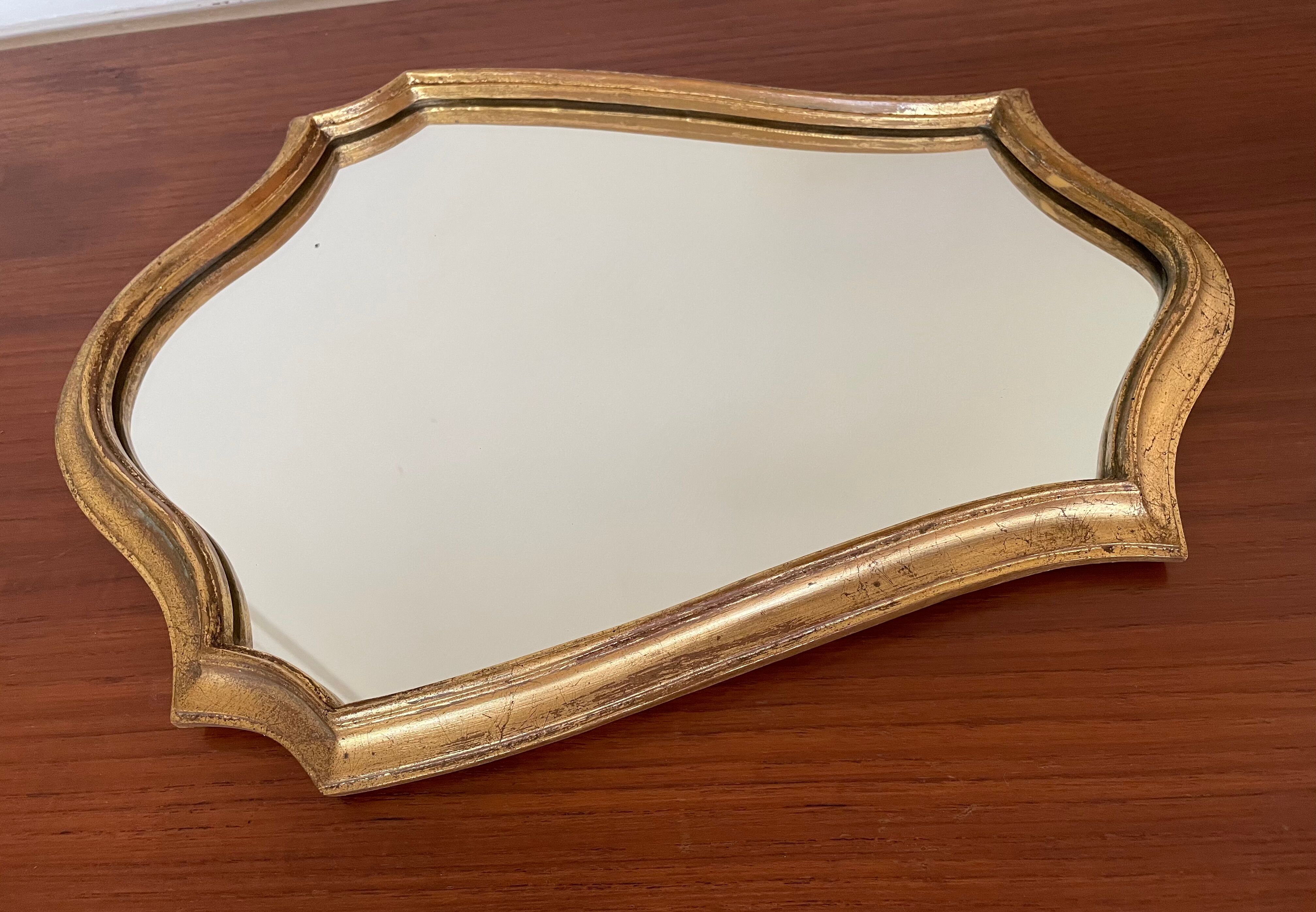 Vintage gold mirror 42 x 30