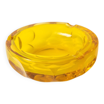 Yellow Murano Glass / Ashtray - Decorative bowl from the 70's