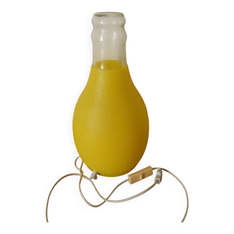 Old decorative bottle lamp vintage bottle lamp 70s