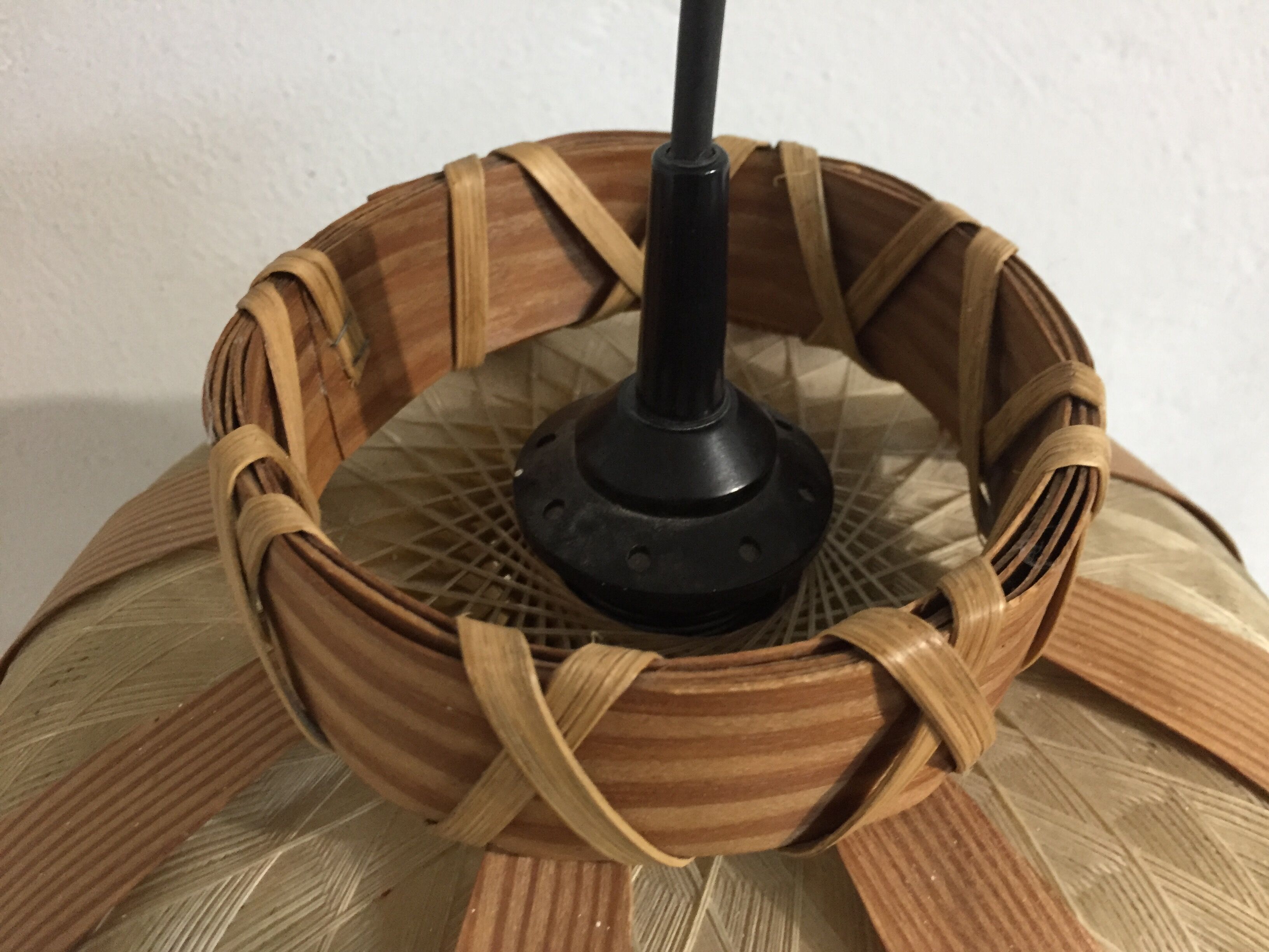 Suspension wood and nylon vintage, 1960