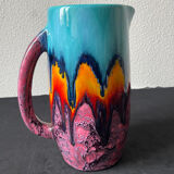 Ricard ceramic pitcher signed o.conguis