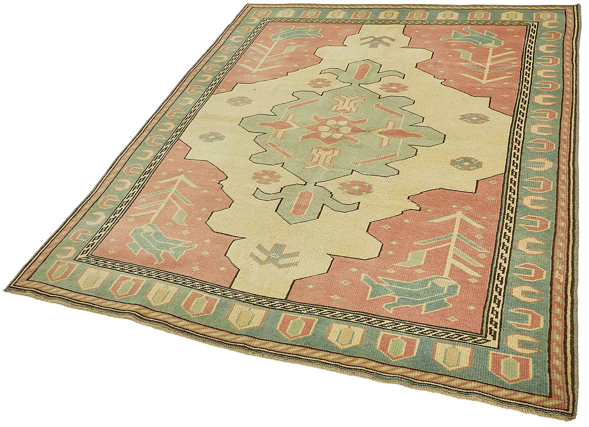 Tapis vintage anatolien turc 152 cm x 200 cm
