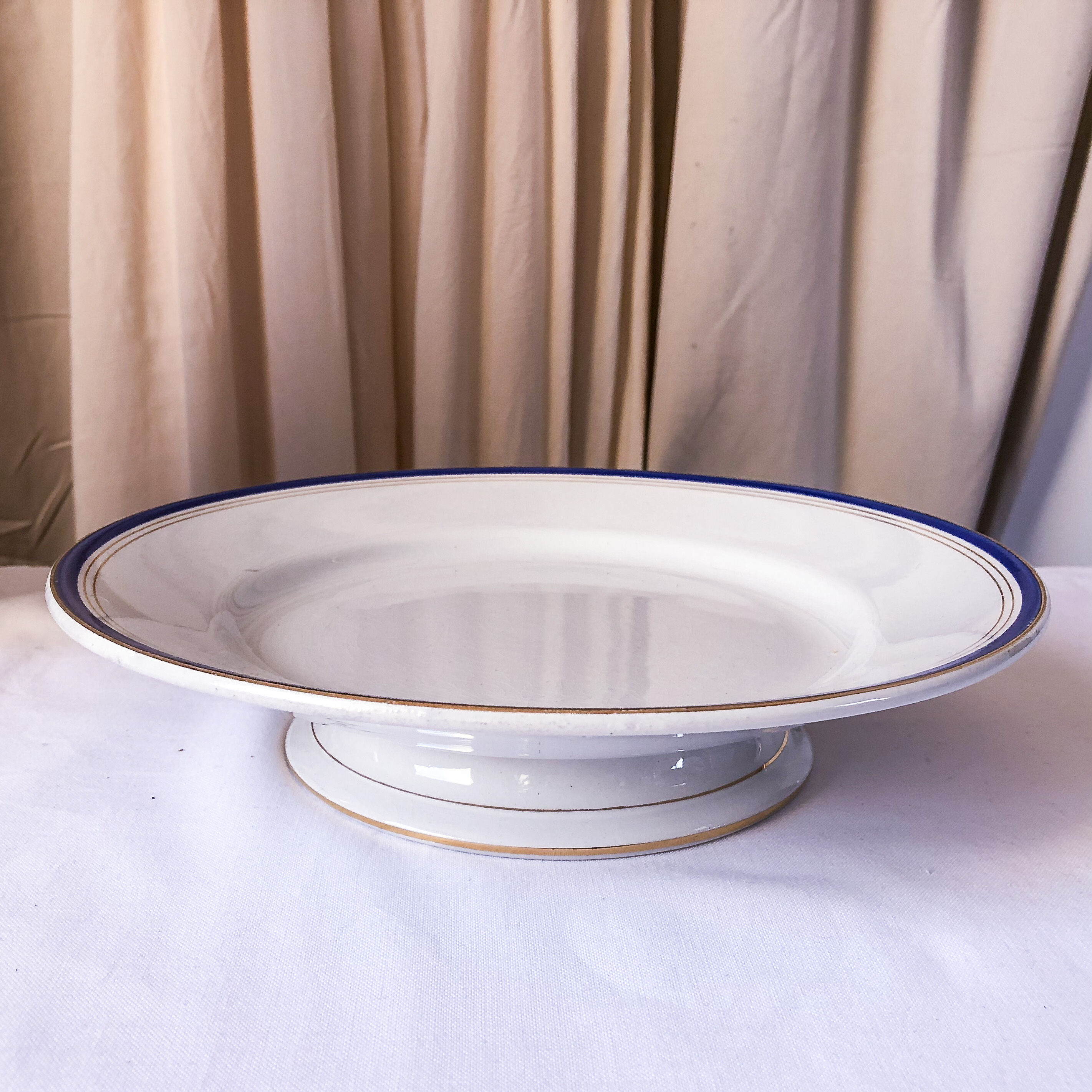 Luneville earthenware presentation plate