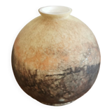 Vase verre soufflé, verrerie de Vianne