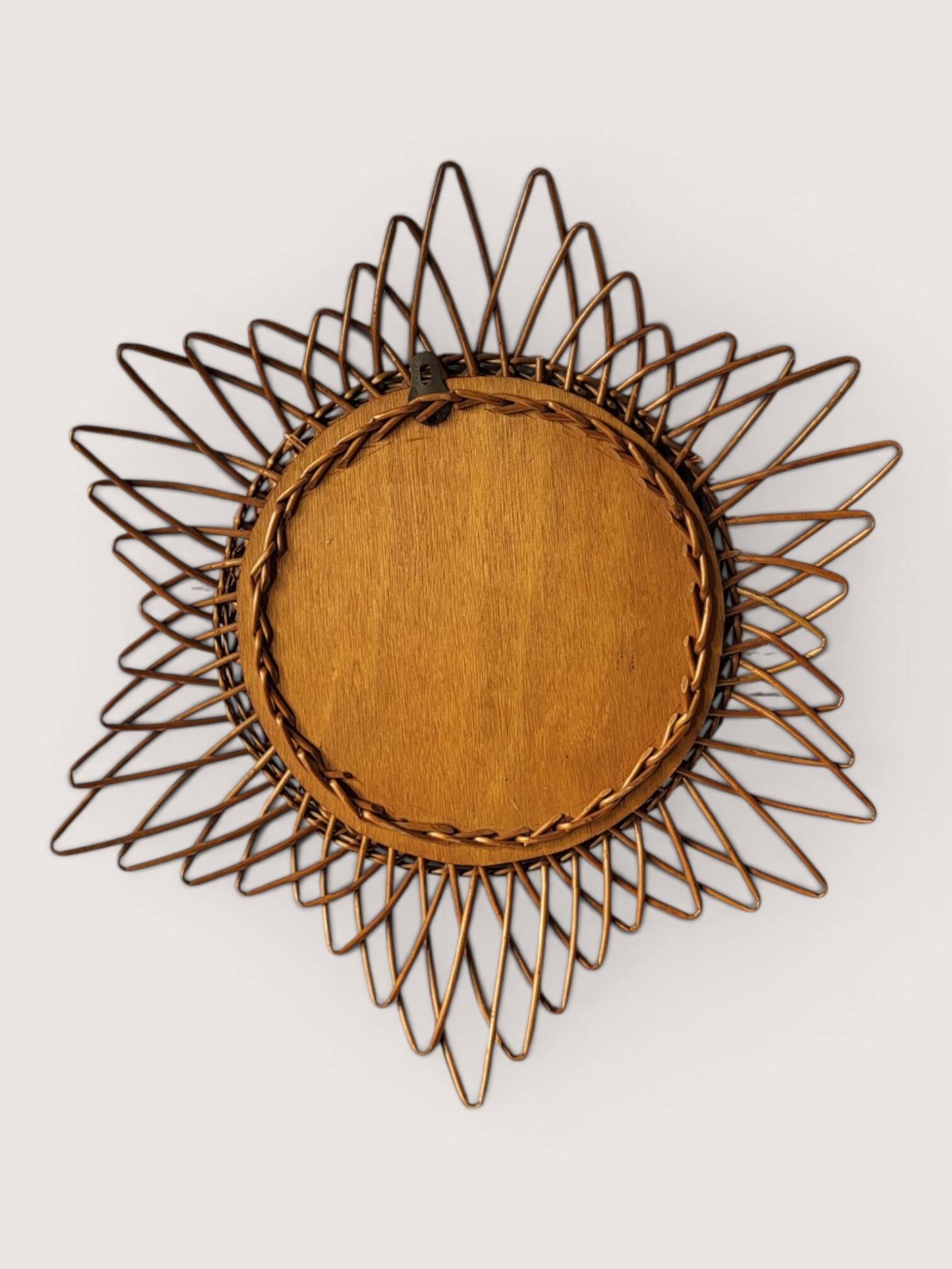 Rattan Sun Mirror