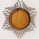 Rattan Sun Mirror