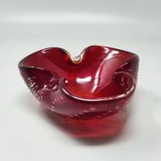 1960s Gorgeous Ashtray or Catchall by Flavio Poli for Seguso. Made in Italy