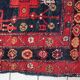 Handmade antique Persian Hamadan rug 142cm x 205cm, 1930s