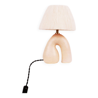 'Opposite' Table Lamp - Satin Cream