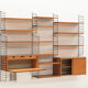 3-Piece wall unit by Nisse Strinning for String, Sweden, 1960s