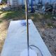 Adjustable Floor Lamp Iron and Chrome