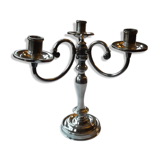 Silver metal chandelier Christofle