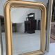 Louis Philippe mirror in wood and parinated stucco, 19th century