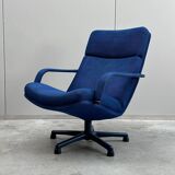F156 swivel chair with high back, Geoffrey Harcourt, Artifort, Netherlands, 1970s