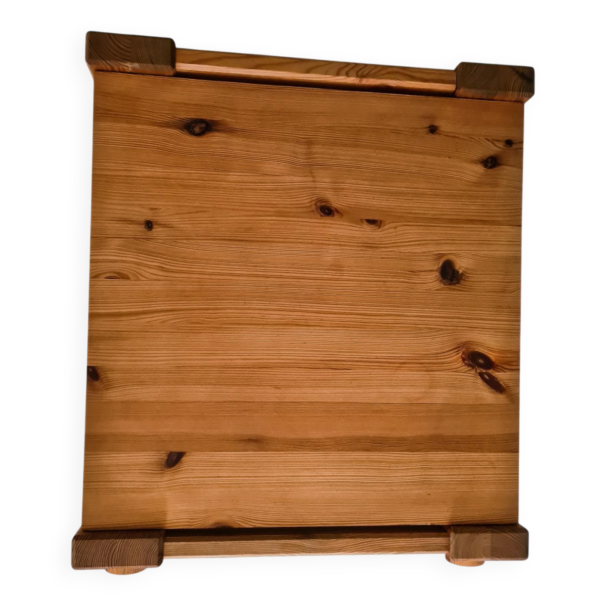 Modern Scandinavian coffee table in pine by Yngve Ekström