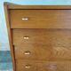 chest of drawers with compass feet, 1960s-1970s