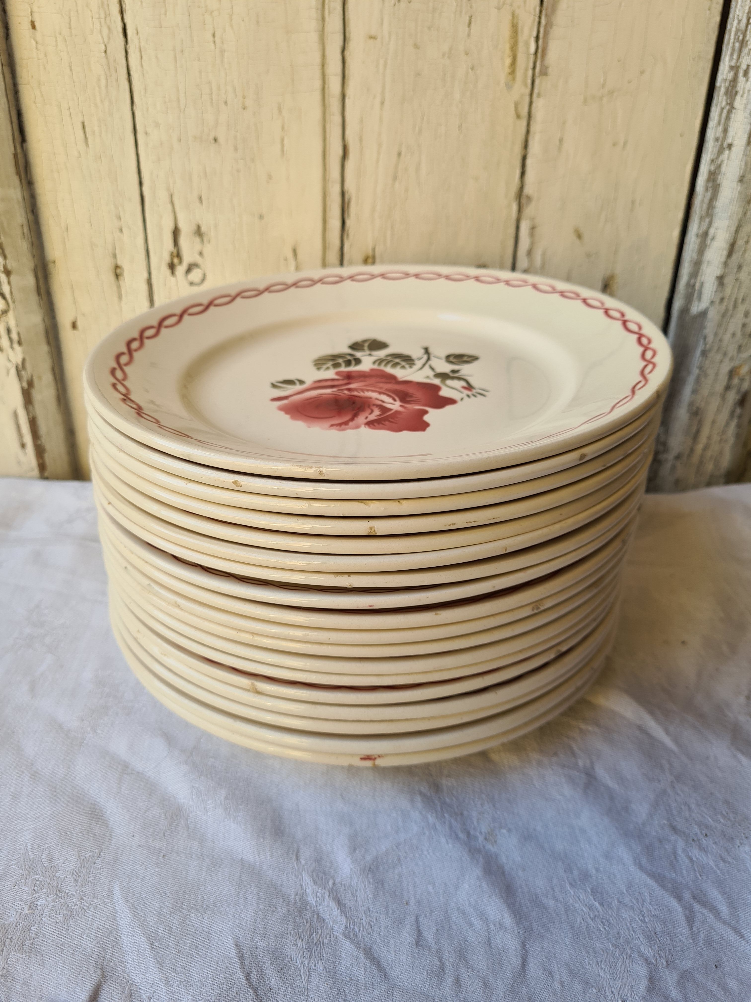 Badonviller service Germaine 6 flat plates