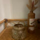 Water butter dish in stoneware