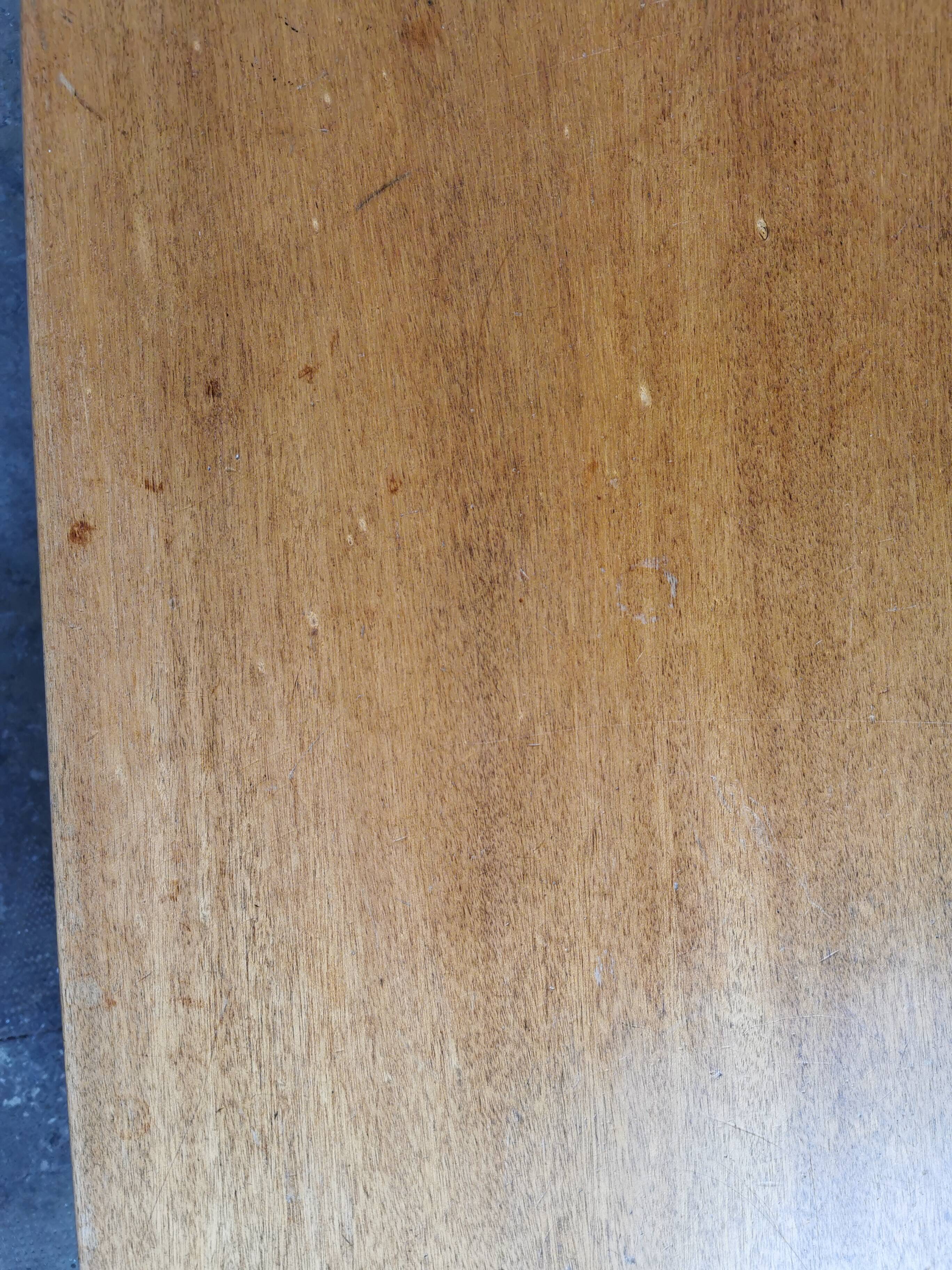 Scandinavian coffee table in blond wood