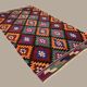 Turkish kilim rug 340x188 cm wool