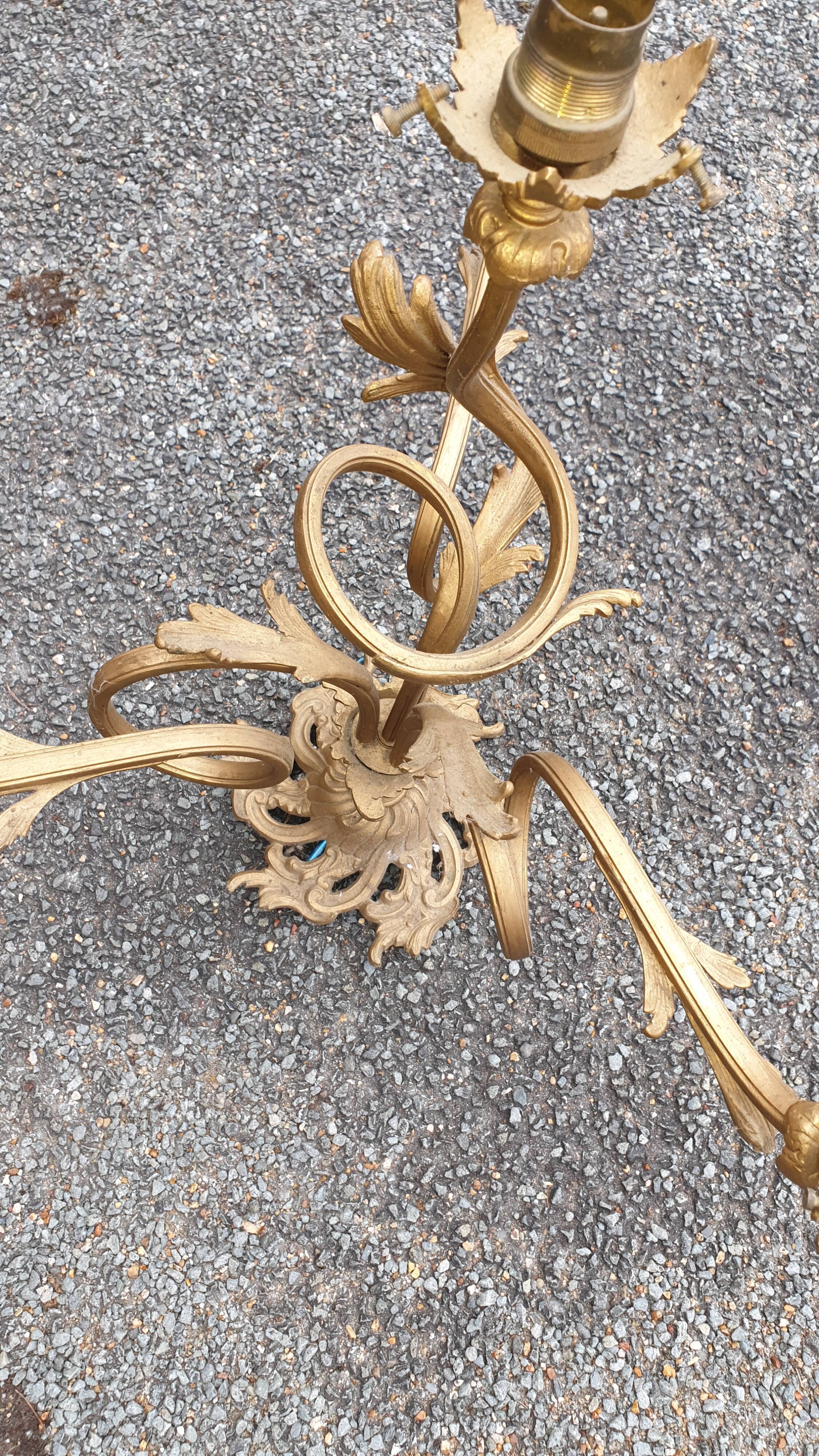 Bronze chandelier Louis XV