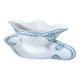 Rare and very pretty old Longwy St Cyr SFNGR sauce boat, France