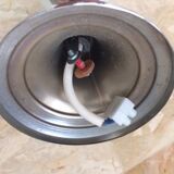 Glass chrome metal glass opalin Art Deco