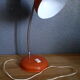 Lampe de bureau, vintage, rouge