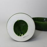 Broc and its green ceramic basin