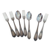 37-piece silver-plated cutlery set 84