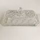 Vintage glass butter dish