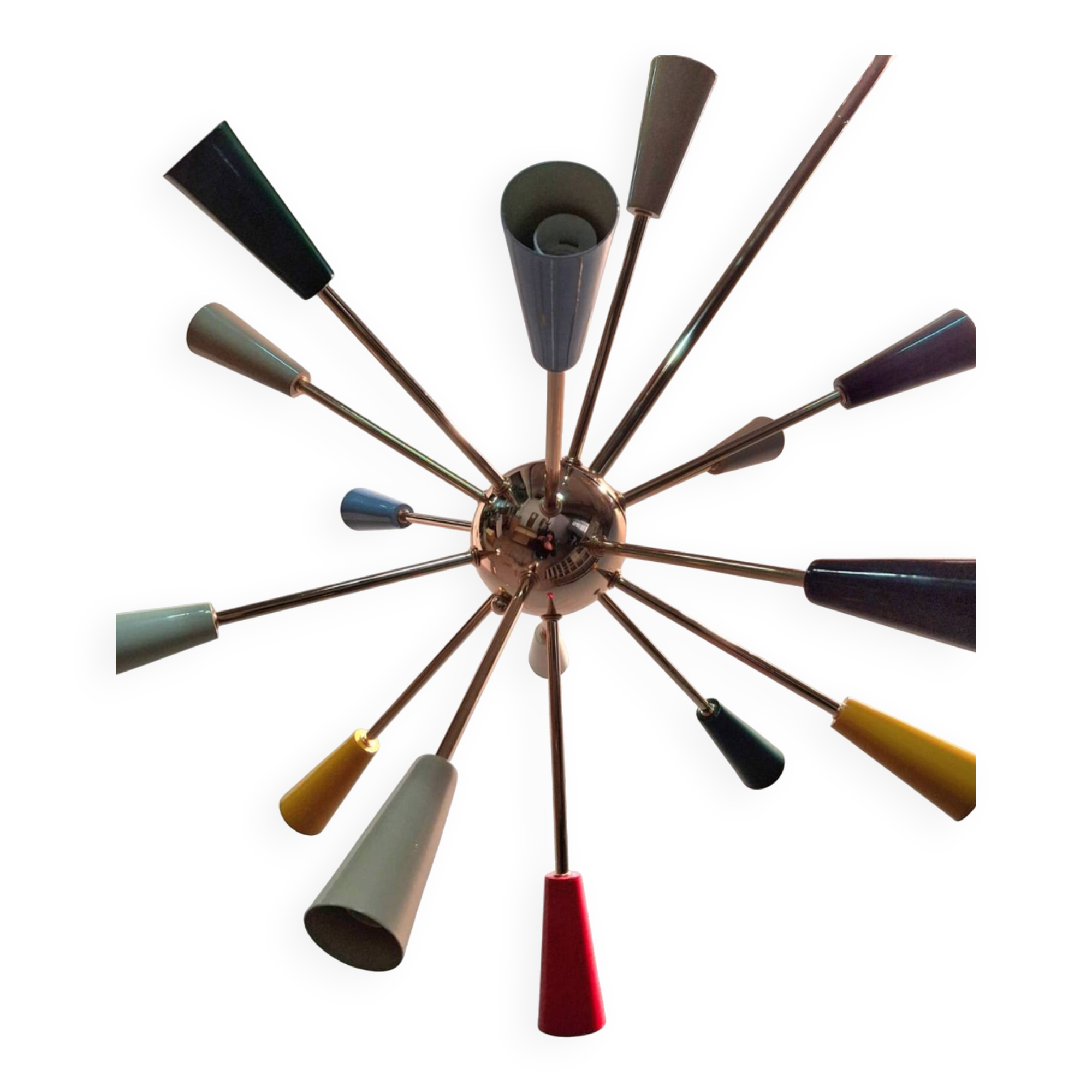 Lampadario Sputnik vintage, anni '70