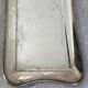 Silver-plated metal and glass hors d'oeuvre tray