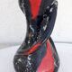 Vase rouge et noir
