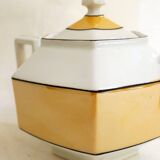 Iridescent Art Deco Sugar Bowl